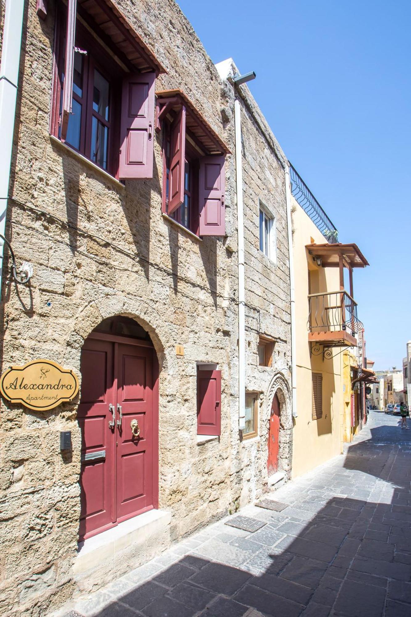 Alexandras Stone House Villa Rhodes City Exteriör bild